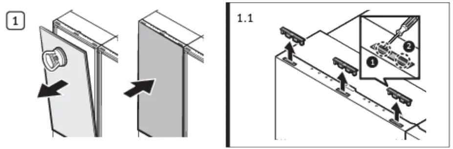 Installation of Door