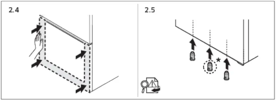 Installation of Drawer's Door