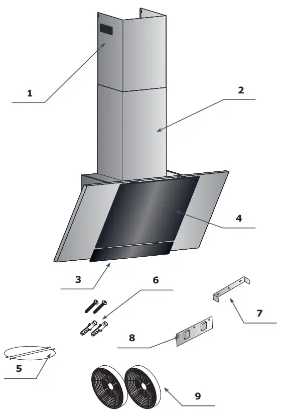 Amica-AH4629-Chimney-Extractor-Hood-6