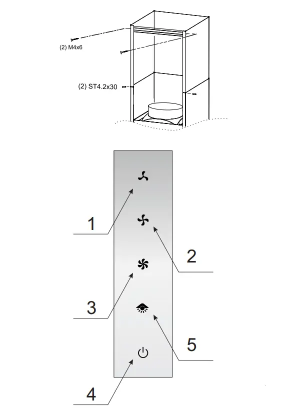 Amica-AH4629-Chimney-Extractor-Hood-8