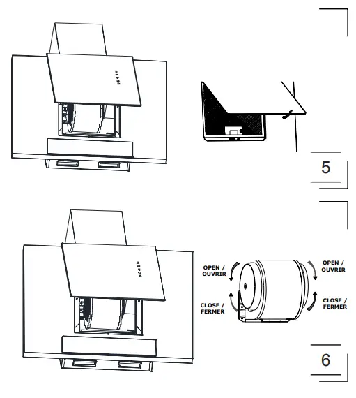 Amica-AH4629-Chimney-Extractor-Hood-9