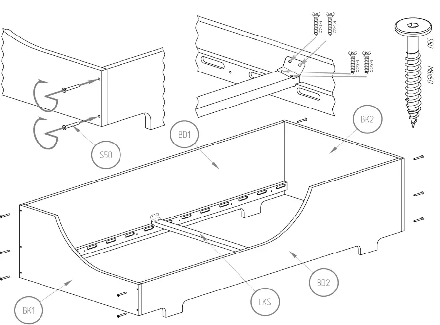 PETIT PUK CHARLIE Montessori Floor Bed 6
