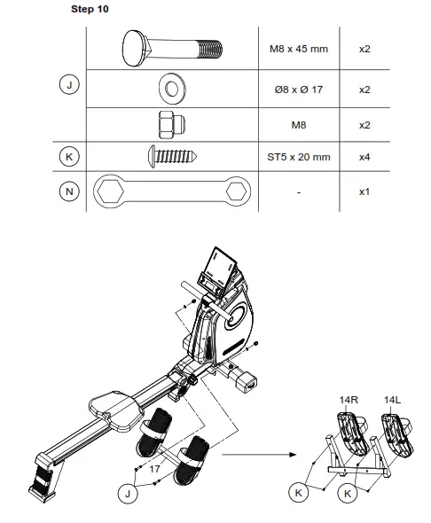 SportPlus SP-MR-030-R-iE Rowing Machine - 13
