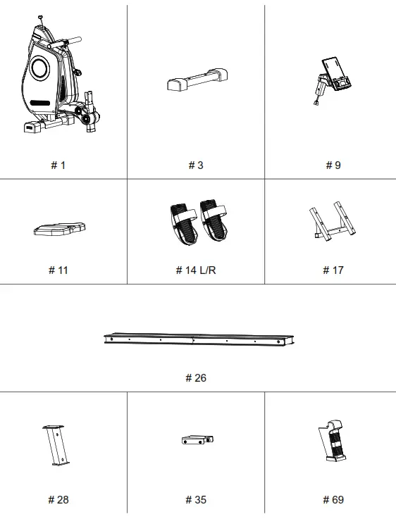 SportPlus SP-MR-030-R-iE Rowing Machine - 3