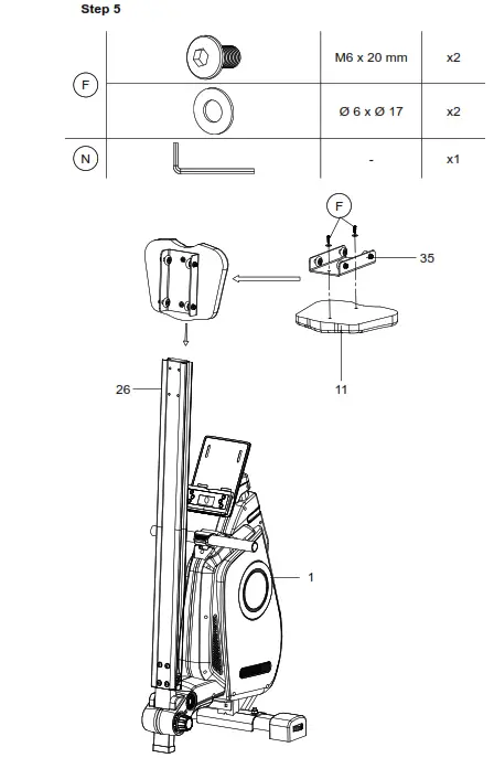 SportPlus SP-MR-030-R-iE Rowing Machine - 8