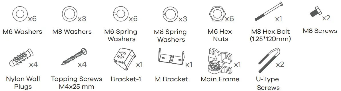 ZYXEL LTE7485-S905 4G LTE-A Outdoor Router - Mounting Kit