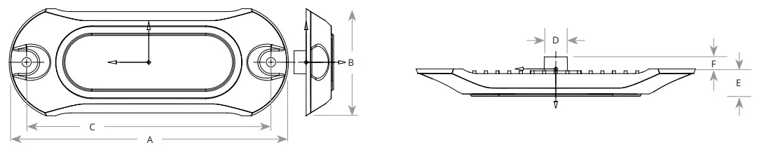 Attwood Marine 66UW03B 7 LightArmor HPX Underwater Light 3 LED Blue - FIG2