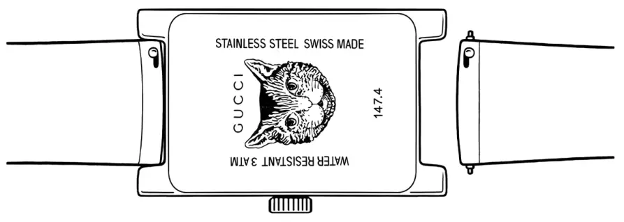 GUCCI G FRAME Watch Straps - Fig 3