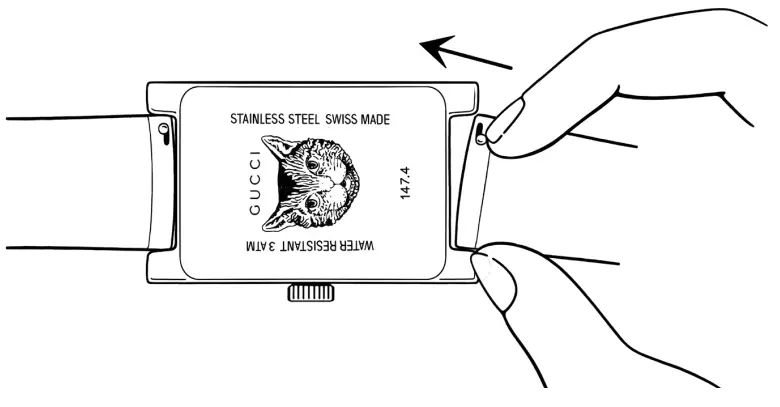 GUCCI G FRAME Watch Straps - Fig 5