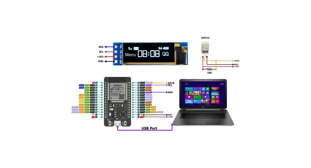 Instructables Dht22 Environment Monitor Instruction Manual
