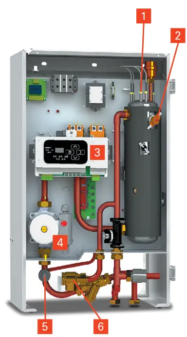 VIESSMANN VITOTRON 100, VLN2 Wall Mounted Electric Boiler - 5