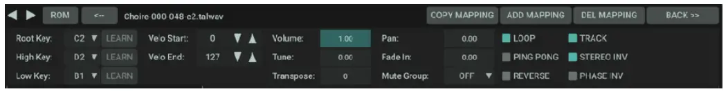 TAL Software TAL-Sampler Special Sample Player Plug - Detail View