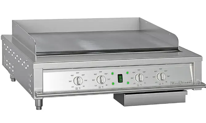 Wood Stone WS-PL-MTL-40-35-4-CT 24x35 Inch Electric Countertop Plancha or Griddle