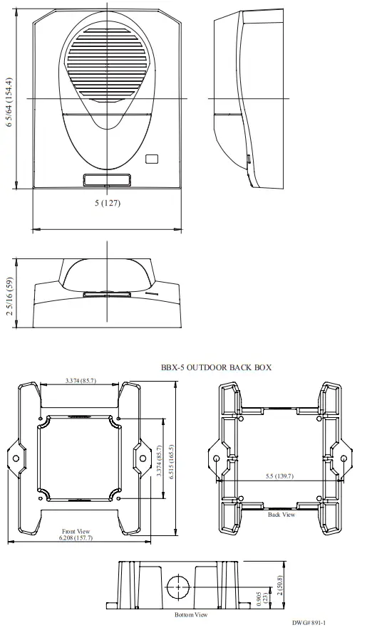 POTTER SH 24H WP SERIES High Intensity Weatherproof Select A Strobe Horn - fig1