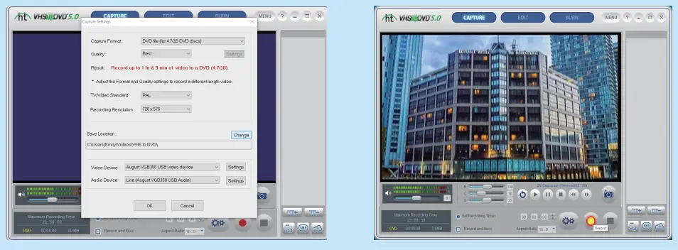 August VGB350 - Using the 4