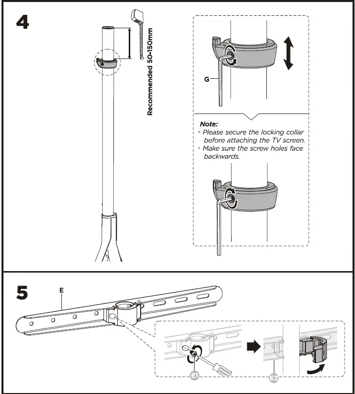 CHAMPION-CHTF901-Easel-Studio-TV-Floor-Stand-FIG-2