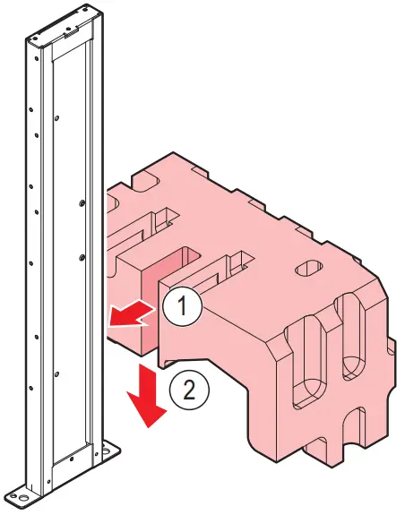 Mimaki CG-60AR Vinyl Cutter - Assemble the right