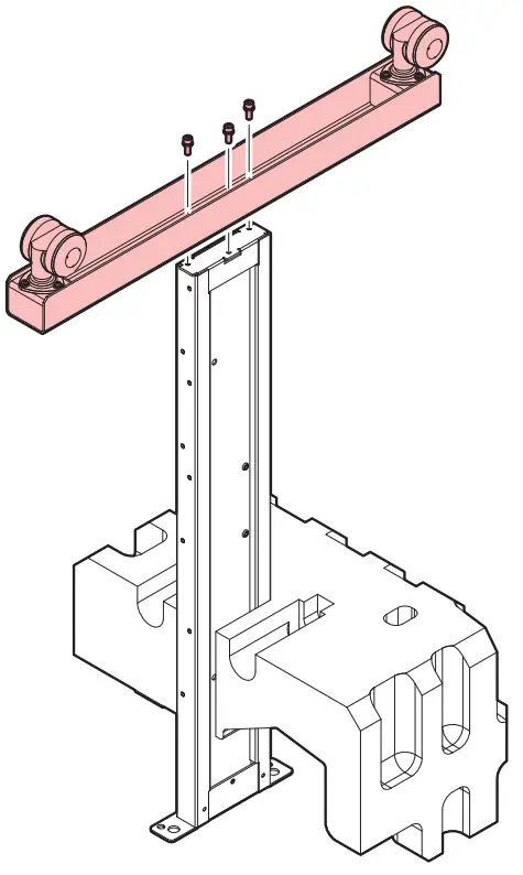 Mimaki CG-60AR Vinyl Cutter - Caster holder