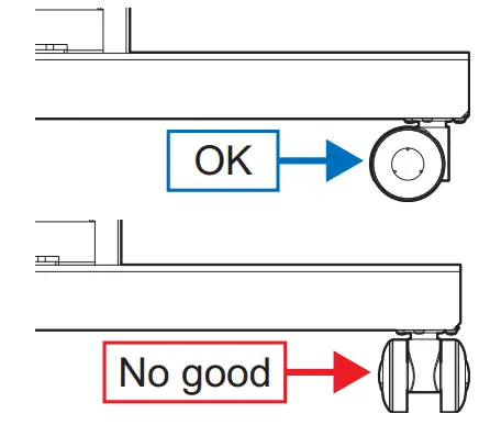 Mimaki CG-60AR Vinyl Cutter - casters inward
