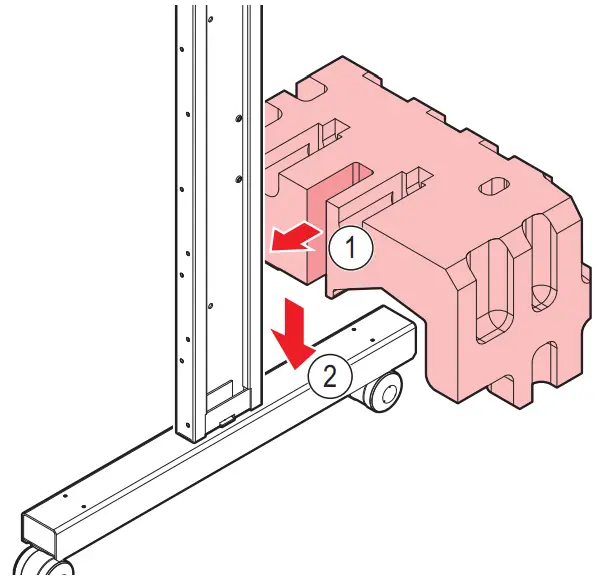 Mimaki CG-60AR Vinyl Cutter - make the legs