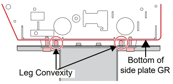 Mimaki CG-60AR Vinyl Cutter - tighten the screws
