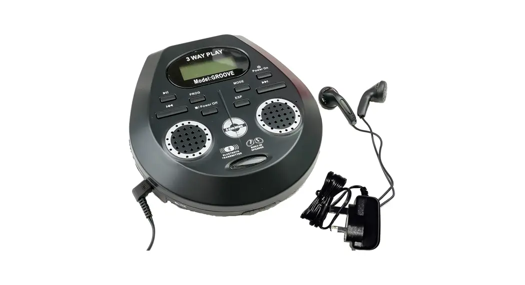 Steepletone Groove Personal Mp3 Cd Player With Bluetooth Transmission Instruction Manual