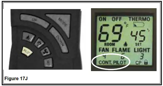 CONTINUOUS PILOT FEATURE