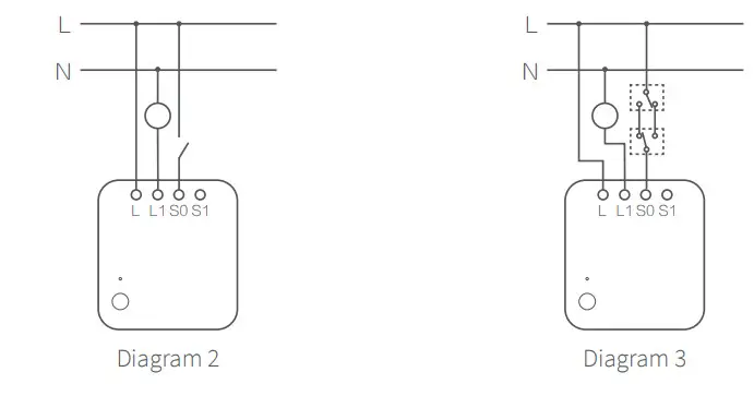 Aqara SSM-U02 Single Switch Module T1 - Diagram 2