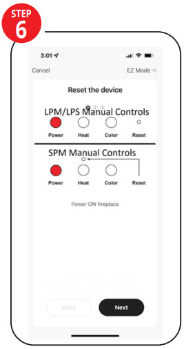 MODERN FLAMES LPS-9614V2 Landscape Pro Slim Electric Fireplace - Ambience Setting 11