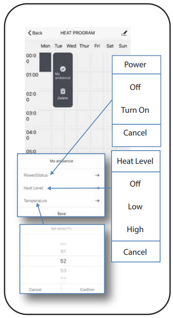 MODERN FLAMES LPS-9614V2 Landscape Pro Slim Electric Fireplace - Ambience Setting 2