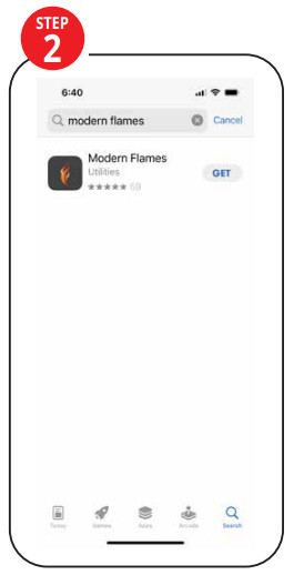 MODERN FLAMES LPS-9614V2 Landscape Pro Slim Electric Fireplace - Ambience Setting 7