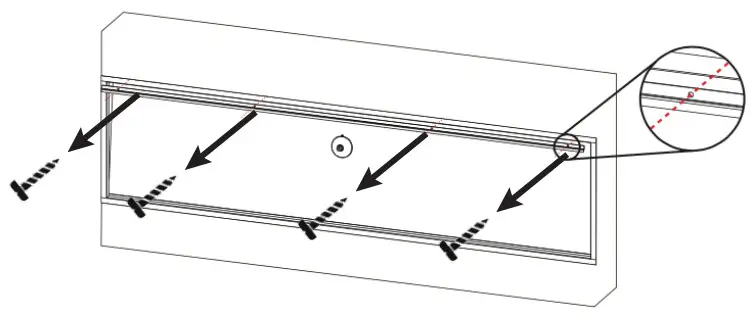 MODERN FLAMES LPS-9614V2 Landscape Pro Slim Electric Fireplace - BUILT-IN INSTALLATION 10