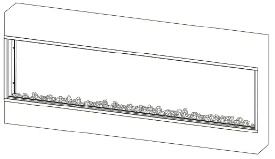 MODERN FLAMES LPS-9614V2 Landscape Pro Slim Electric Fireplace - BUILT-IN INSTALLATION 11