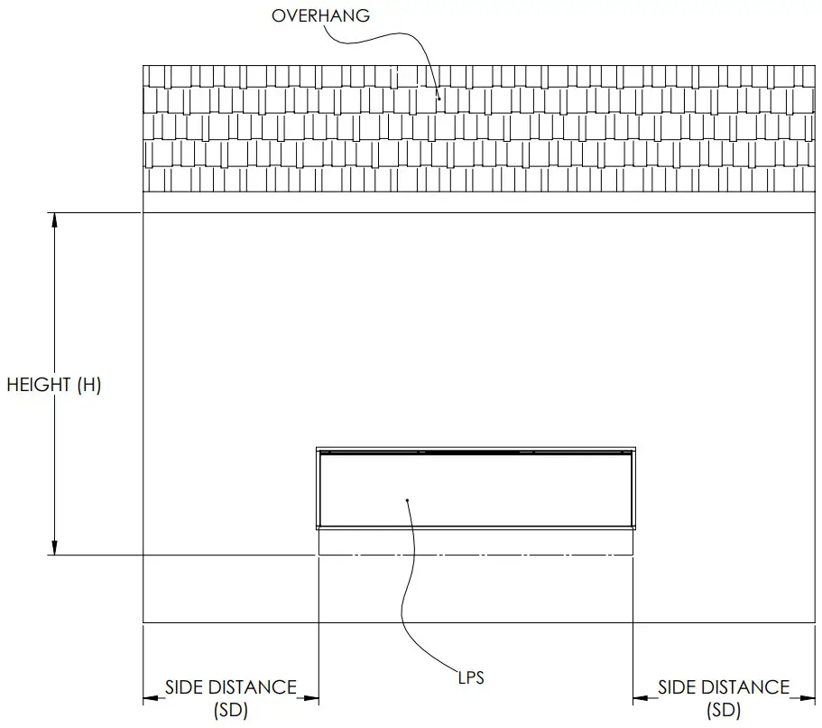 MODERN FLAMES LPS-9614V2 Landscape Pro Slim Electric Fireplace - BUILT-IN INSTALLATION 7