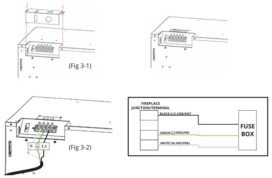 MODERN FLAMES LPS-9614V2 Landscape Pro Slim Electric Fireplace - BUILT-IN INSTALLATION 9