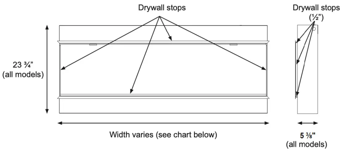 MODERN FLAMES LPS-9614V2 Landscape Pro Slim Electric Fireplace - PRODUCT GUIDE