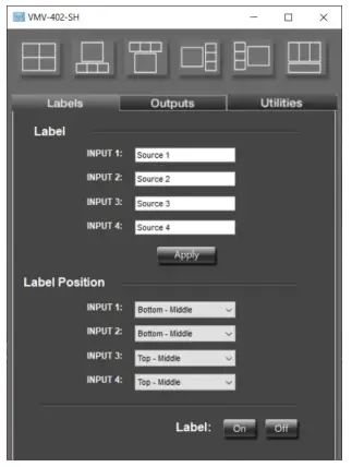 Marshall VMV-402-SH 4-Input 3G SDI Switcher -FIG 11