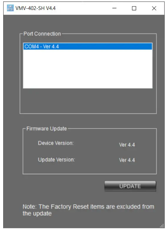 Marshall VMV-402-SH 4-Input 3G SDI Switcher -FIG 7