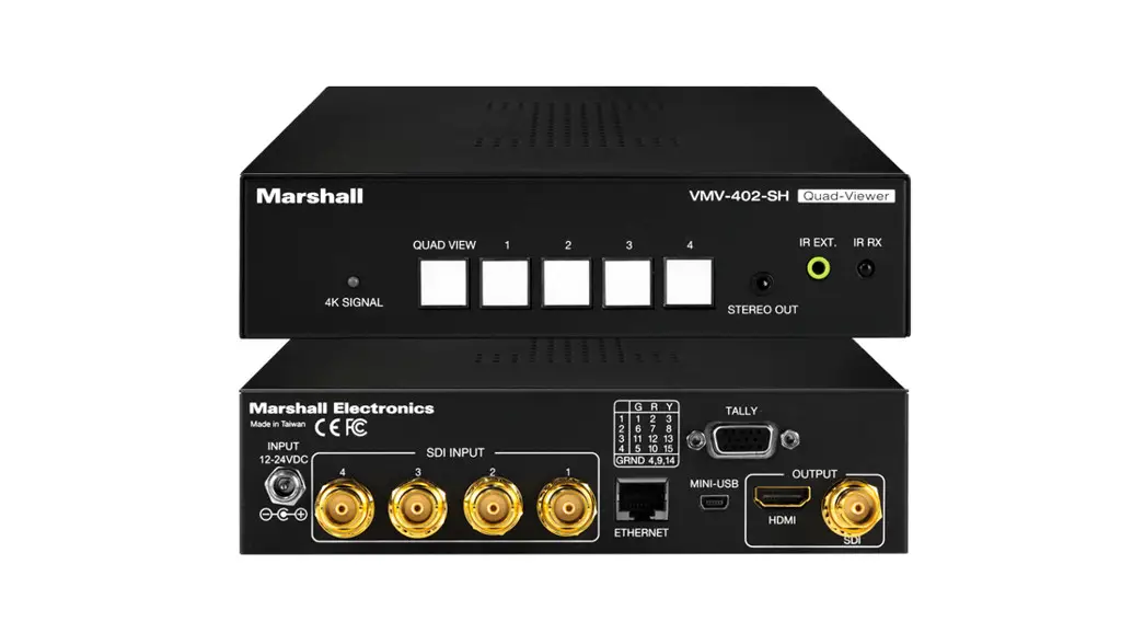 Marshall Vmv-402-sh 4-input 3g Sdi Switcher User Manual Marshall Vmv-402-sh 4-input 3g Sdi Switcher User Manual