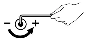 audizio MAD20G Double Monitor Arm -supplied Allen Key 1