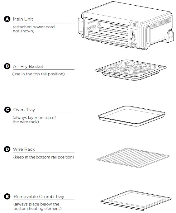 NINJA SP101EU Mini Oven Foodi Multifunction Home Kitchen Cooking Appliances electric-1