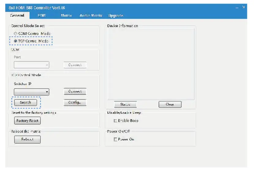 BZBGEAR BG UM 88ANS 8x8 HDMI 18Gbps Matrix with Audio- Computer software