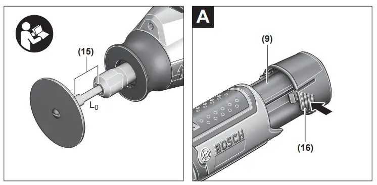 BOSCH BOS GRO12V35 06019C5070 GRO 12V 35 Professional Heavy Duty Rotary Tool - PAT A
