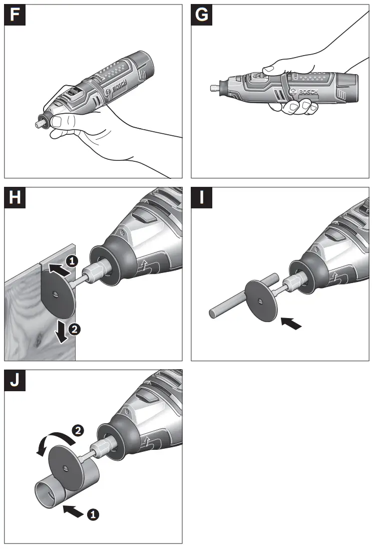 BOSCH BOS GRO12V35 06019C5070 GRO 12V 35 Professional Heavy Duty Rotary Tool - PAT F