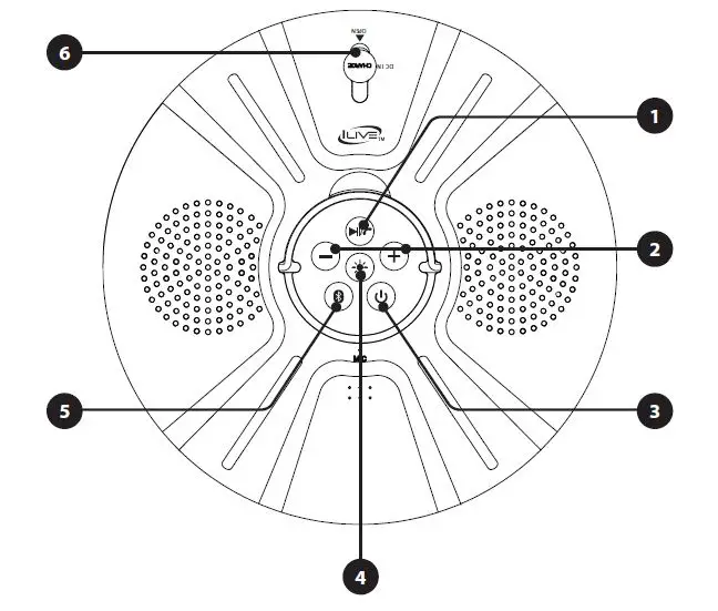 iLIVE ISBW322 Waterproof Floating Bluetooth Speaker fig1