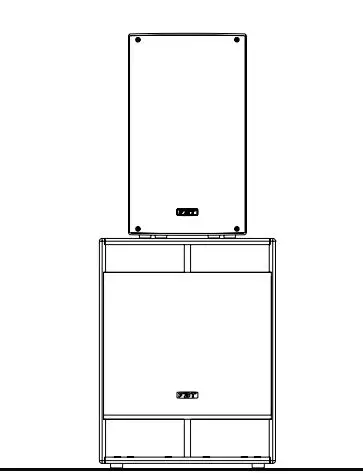 FBT XLITE 110A Processed Active Speaker Instructions - INSTALLATION ON TRIPOD STAND