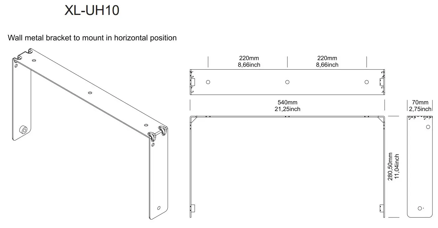 FBT XLITE 110A Processed Active Speaker Instructions - XL-UH10