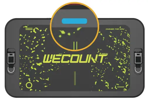 WECOUNT AI Powered Portable Home Gym - Blue light