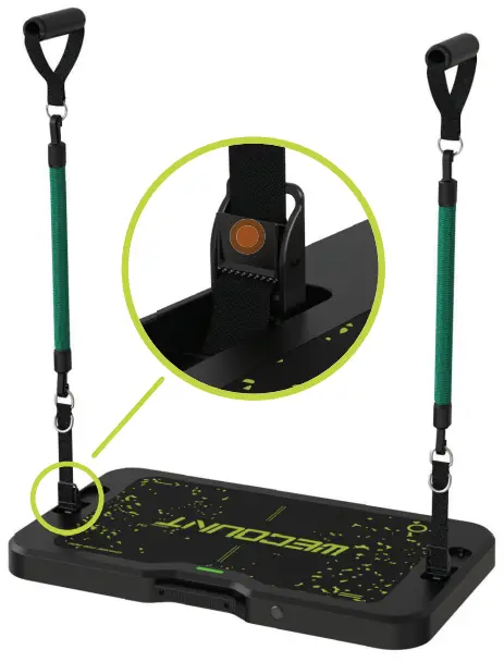 WECOUNT AI Powered Portable Home Gym - Change resistance
