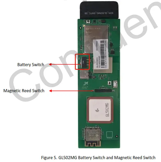 Queclink GL502MG GPS Tracker - Turning on off the Device